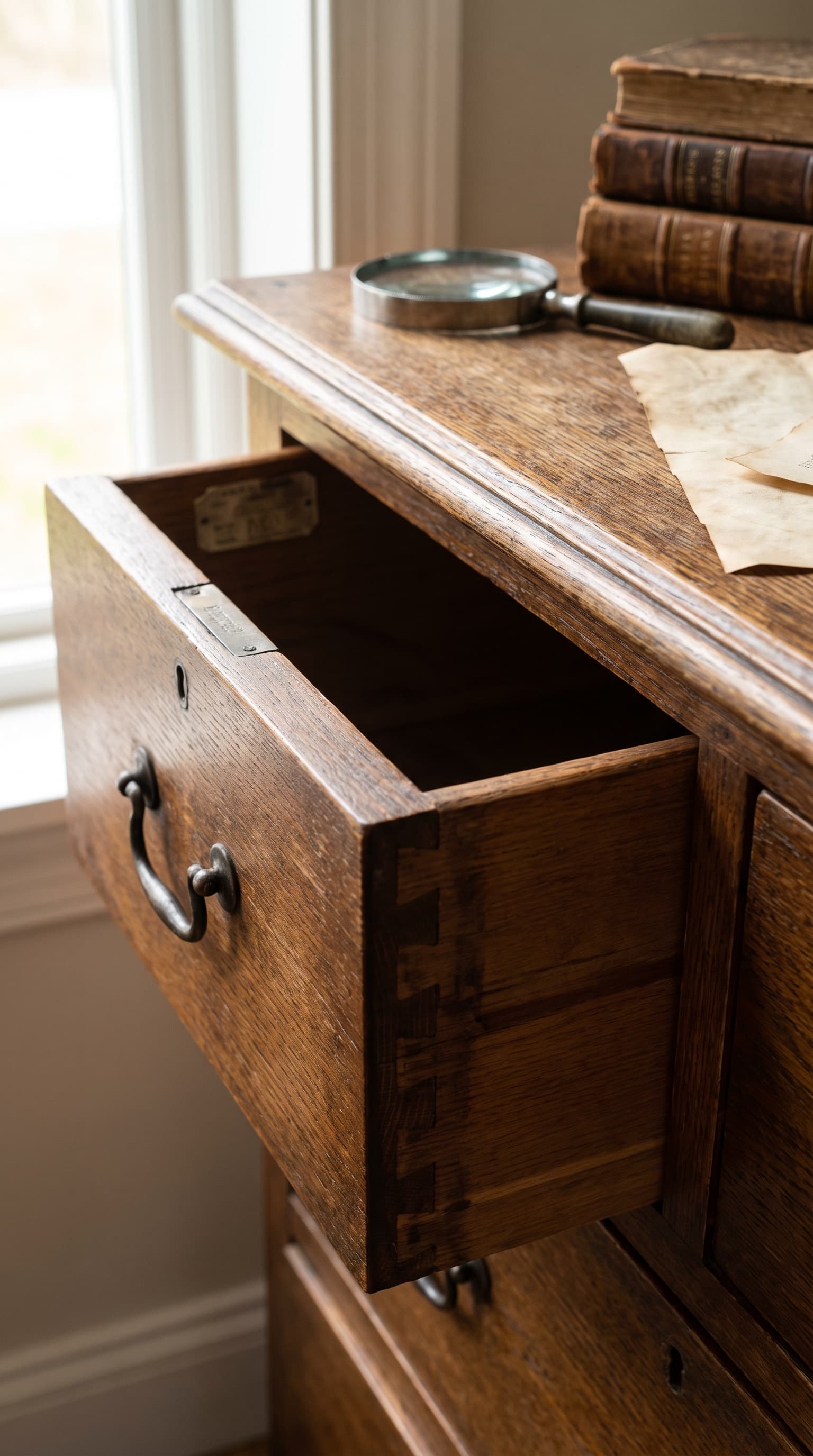 Featured image for Antique Dresser Identification: Hardware, Dovetails, and Maker Marks