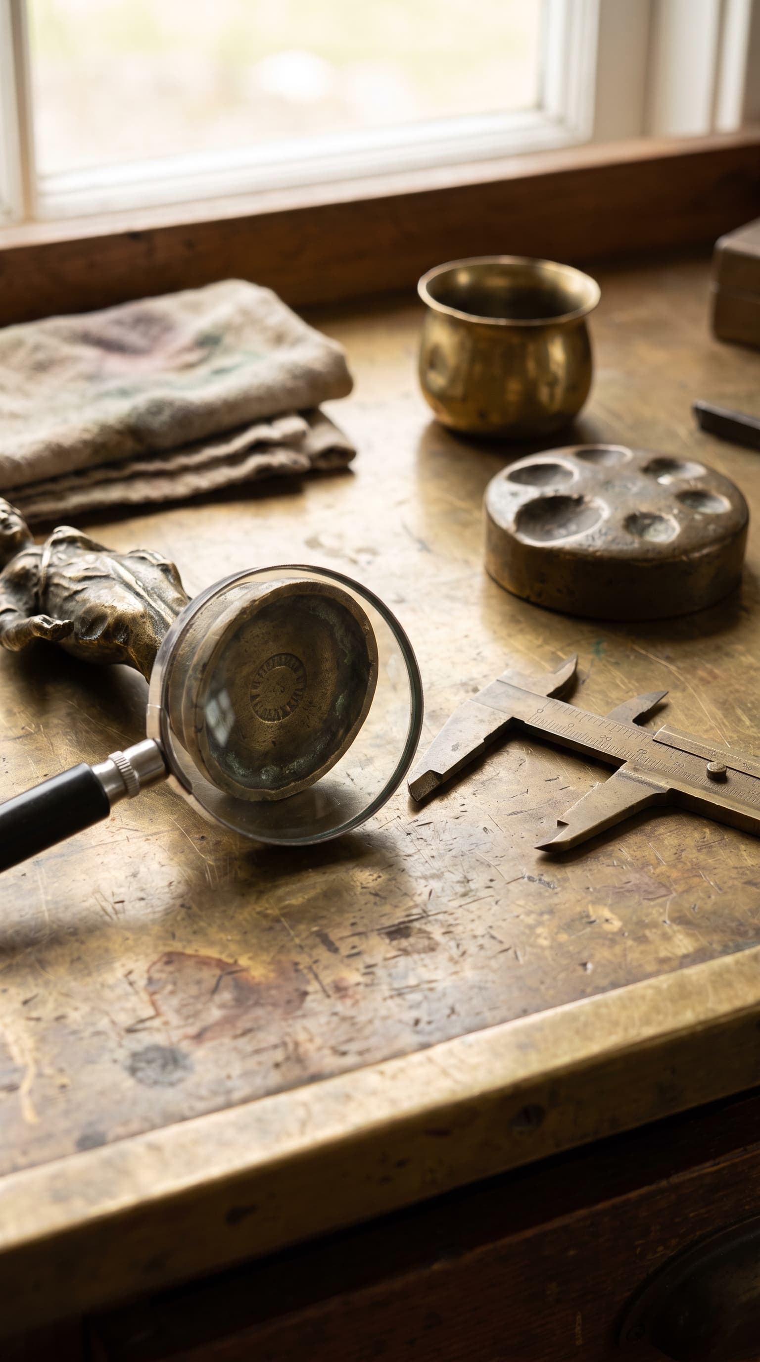 Featured image for Brass Bronze Marks: How to Find and Read Foundry and Workshop Stamps